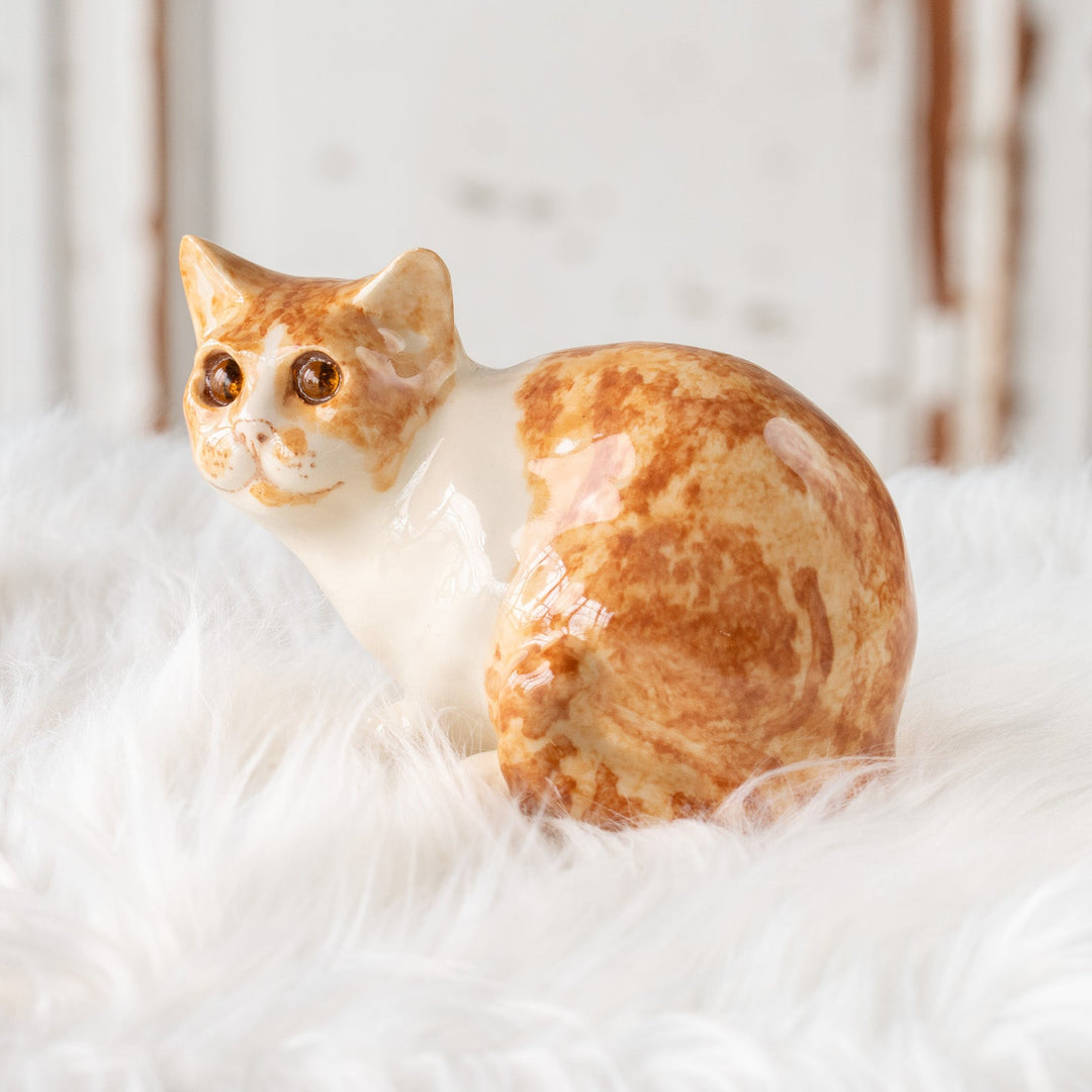 【Winstanley Cat ウィンスタンレイ キャット】◇まるまった形がほっこりする Ginger ジンジャー /25F