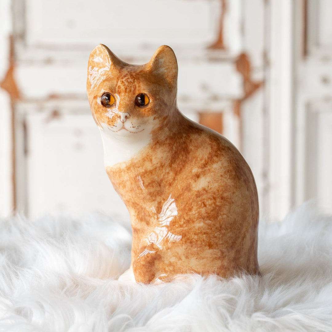 【Winstanley Cat ウィンスタンレイ キャット】◇座ってこちらを見つめる表情が愛らしい Ginger ジンジャー /25F