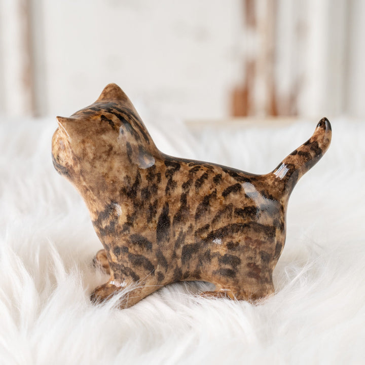 【Winstanley Cat ウィンスタンレイ キャット】◇ピンと伸びた尻尾が目を惹く Brown tabby ブラウンタビー /25F