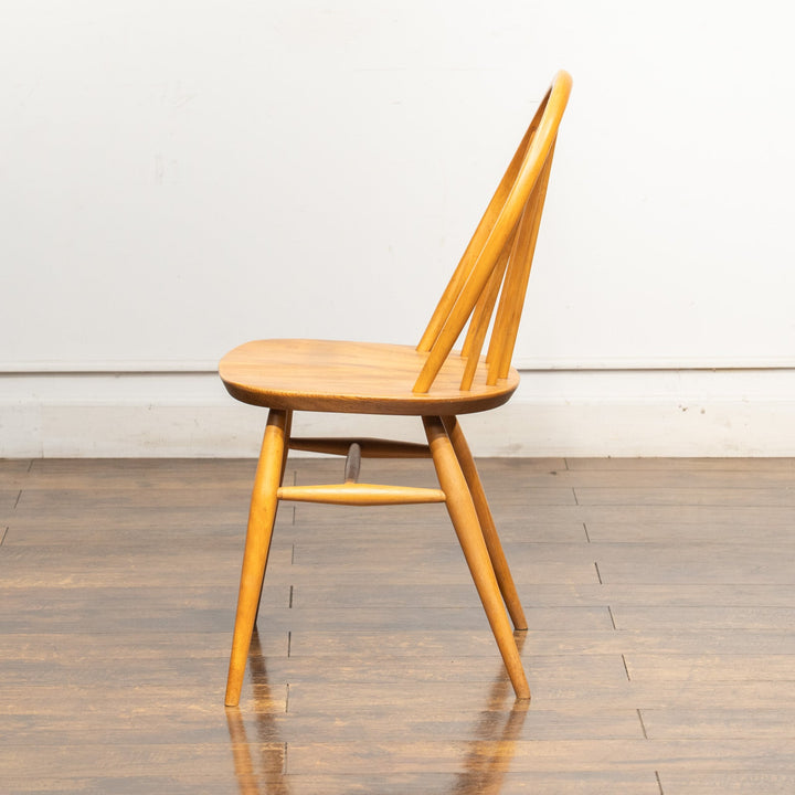 英国【ERCOL アーコール】エルム 6本スポーク フープバックチェア No.370 ウインザー /25G-1