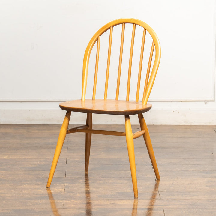 英国【ERCOL アーコール】エルム 6本スポーク フープバックチェア No.370 ウインザー /25G-2