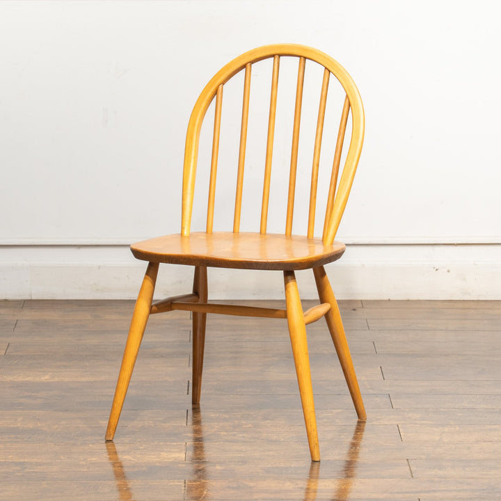 英国【ERCOL アーコール】エルム 6本スポーク フープバックチェア No.370 ウインザー /25G-3