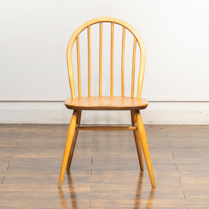 英国【ERCOL アーコール】エルム 6本スポーク フープバックチェア No.370 ウインザー /25G-3