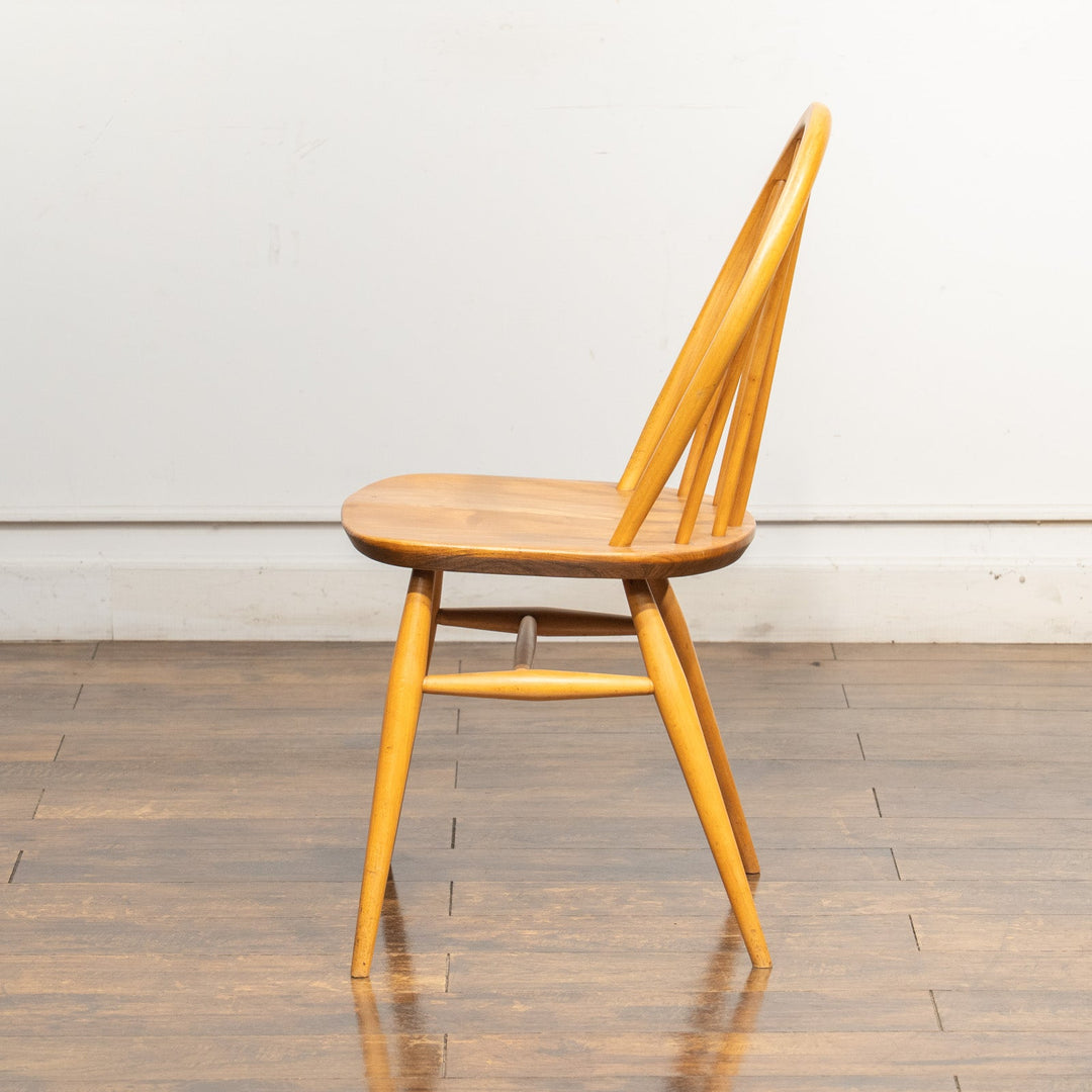 英国【ERCOL アーコール】エルム 6本スポーク フープバックチェア No.370 ウインザー /25G-3