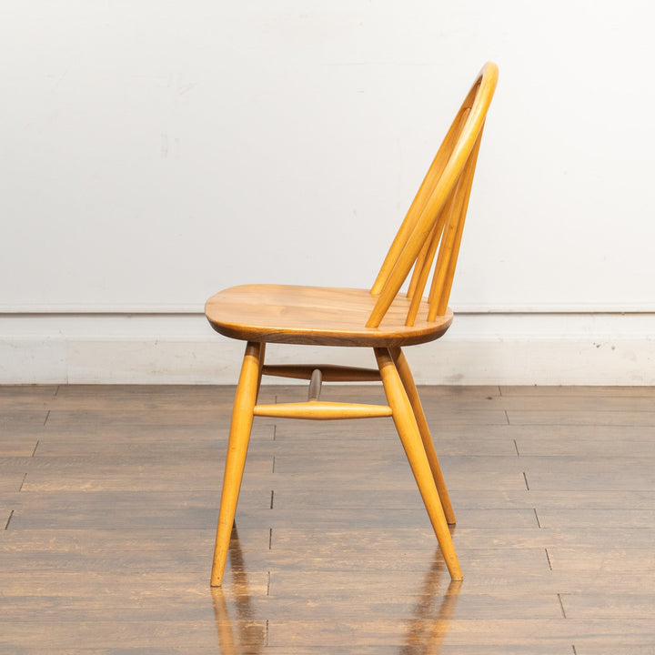 英国【ERCOL アーコール】エルム 6本スポーク フープバックチェア No.370 ウインザー /25G-3