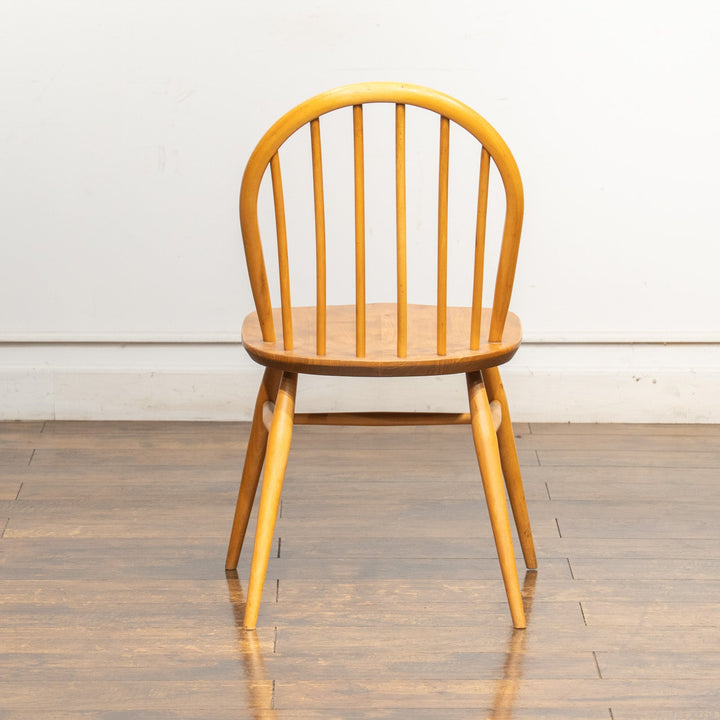 英国【ERCOL アーコール】エルム 6本スポーク フープバックチェア No.370 ウインザー /25G-3