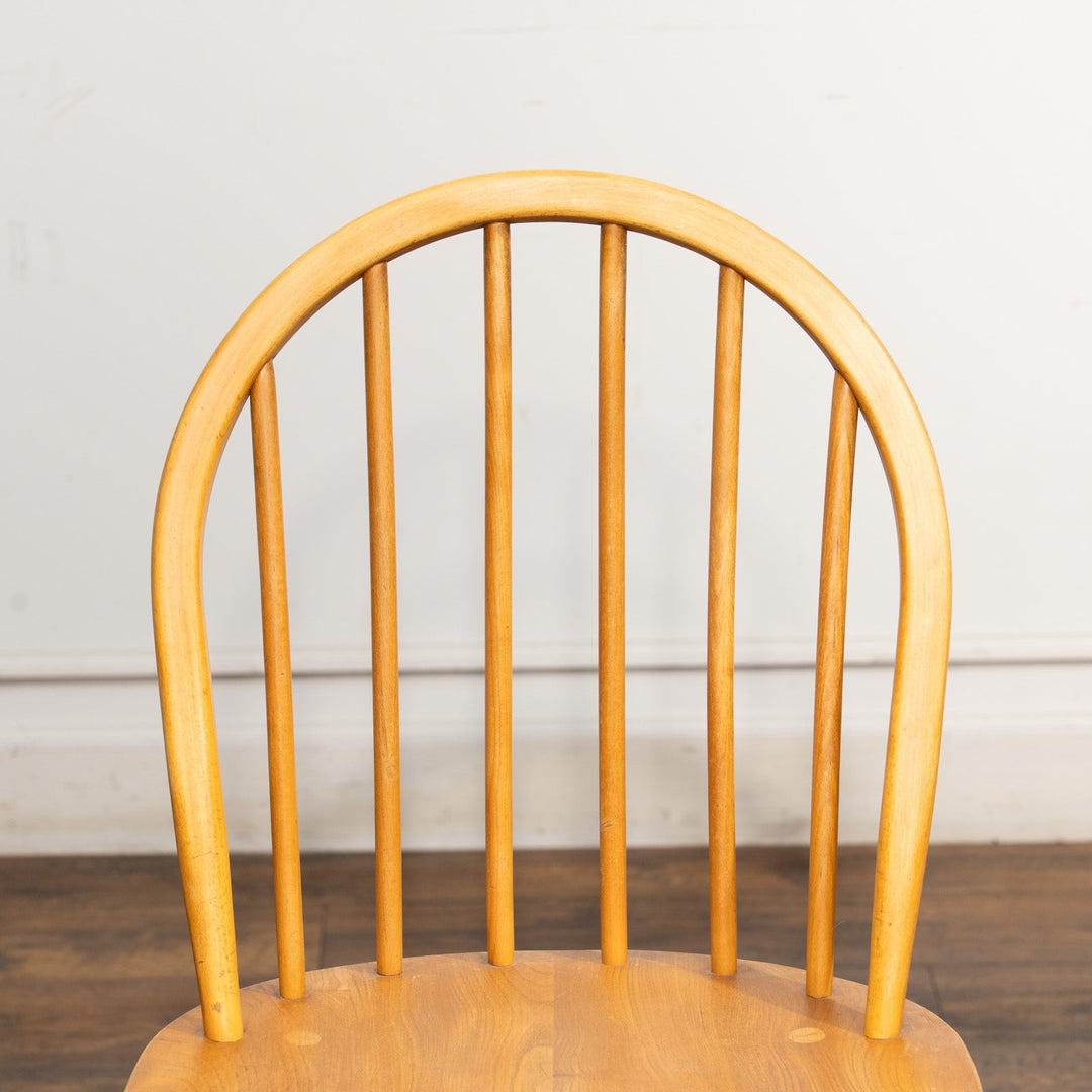 英国【ERCOL アーコール】エルム 6本スポーク フープバックチェア No.370 ウインザー /25G-3