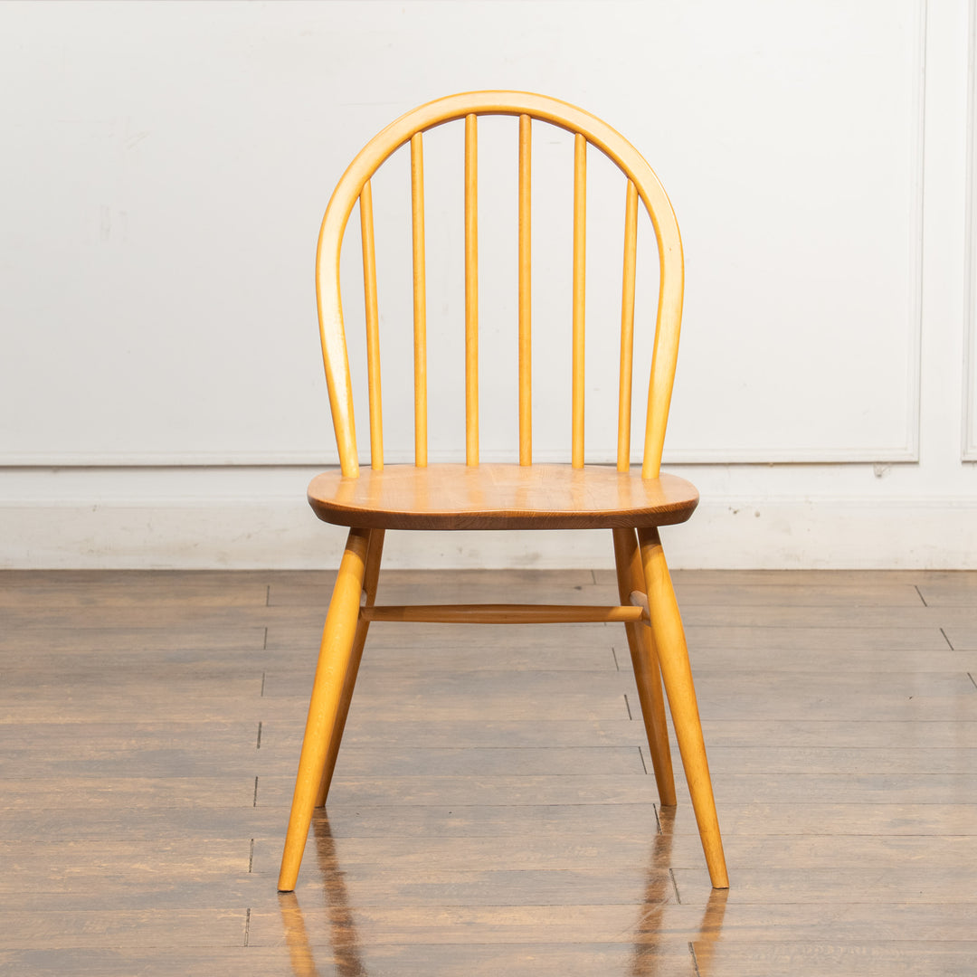 英国【ERCOL アーコール】エルム 6本スポーク フープバックチェア No.370 Windsor ウインザー /25G-4