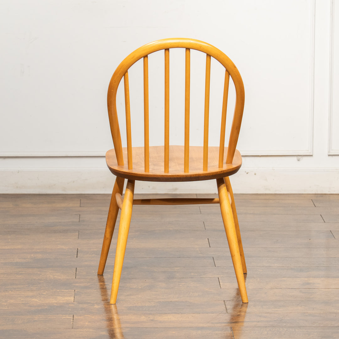 英国【ERCOL アーコール】エルム 6本スポーク フープバックチェア No.370 Windsor ウインザー /25G-4