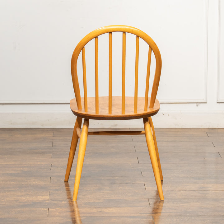 英国【ERCOL アーコール】エルム 6本スポーク フープバックチェア No.370 Windsor ウインザー /25G-4
