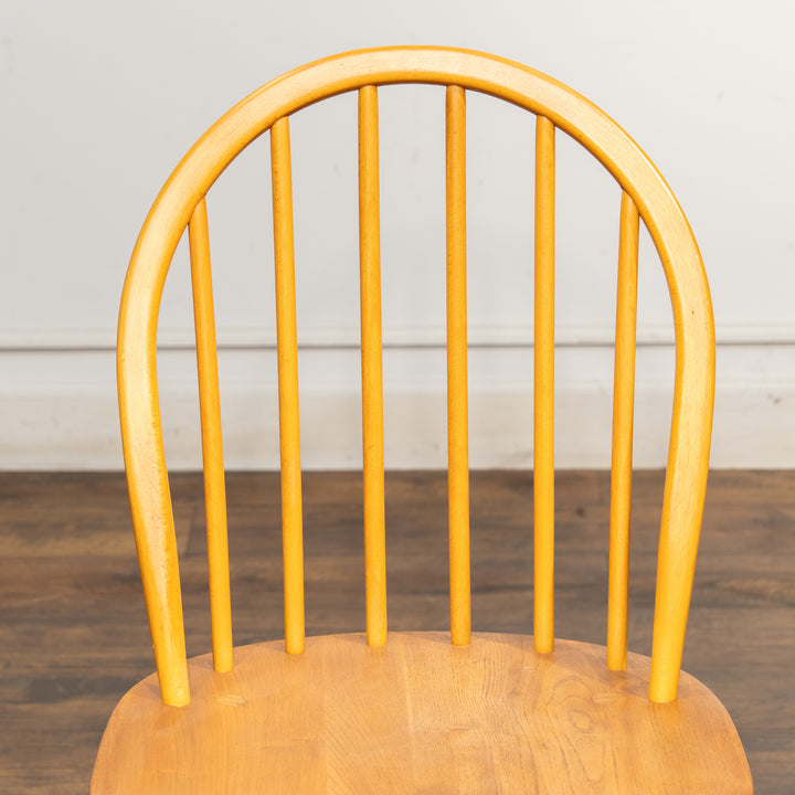 英国【ERCOL アーコール】エルム 6本スポーク フープバックチェア No.370 Windsor ウインザー /25G-4