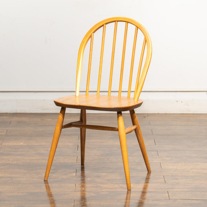 英国【ERCOL アーコール】エルム 6本スポーク フープバックチェア No.370 ウインザー /25G-5