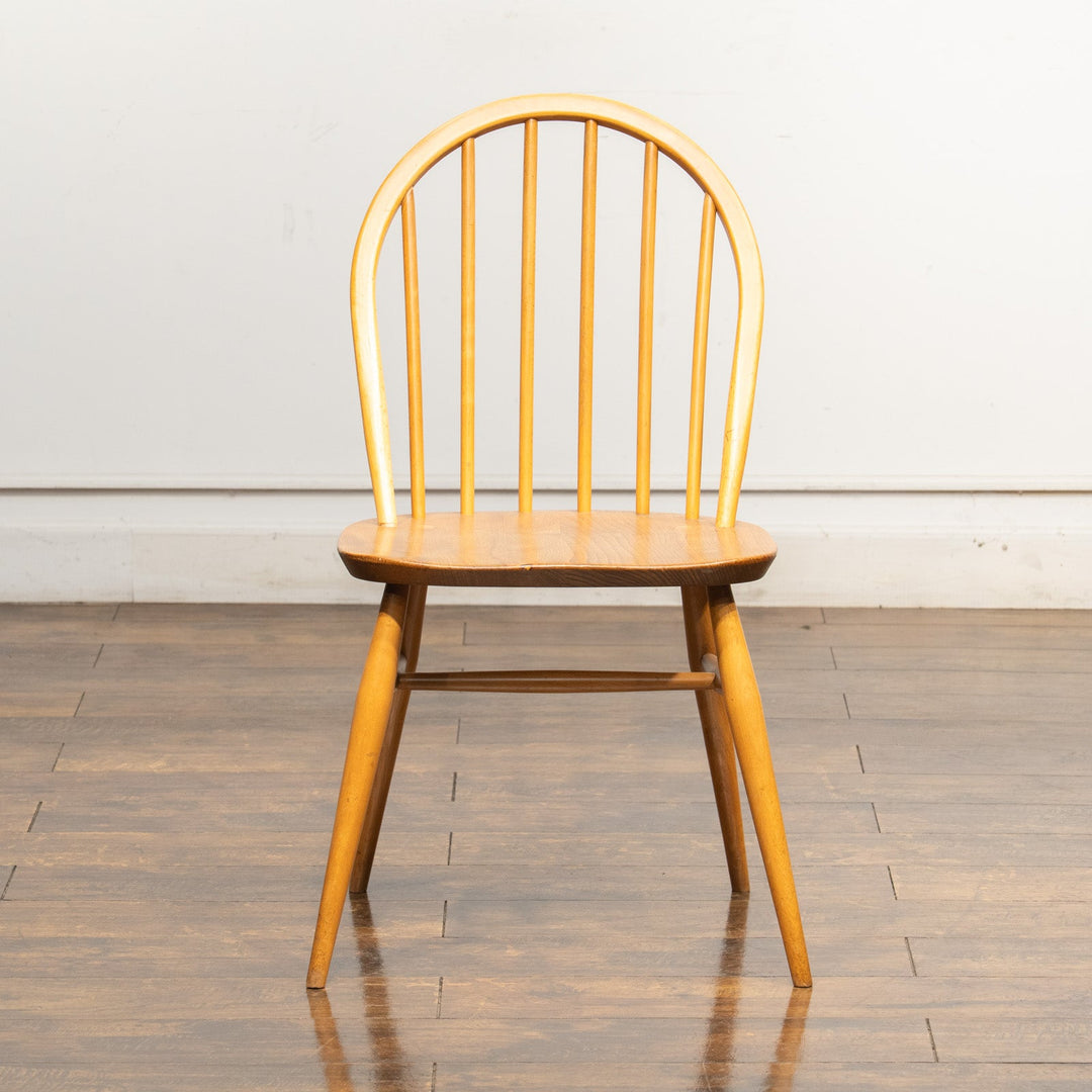 英国【ERCOL アーコール】エルム 6本スポーク フープバックチェア No.370 ウインザー /25G-5