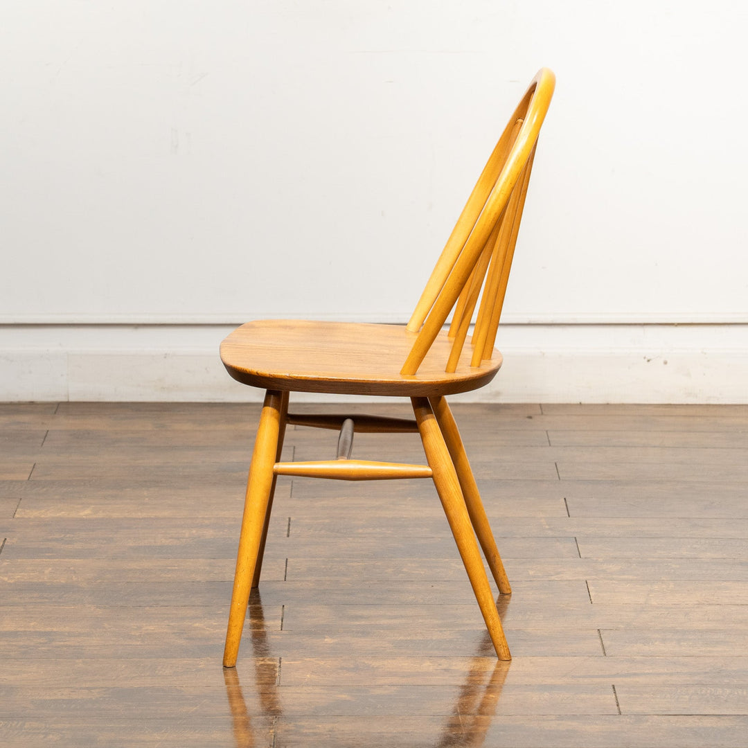 英国【ERCOL アーコール】エルム 6本スポーク フープバックチェア No.370 ウインザー /25G-5