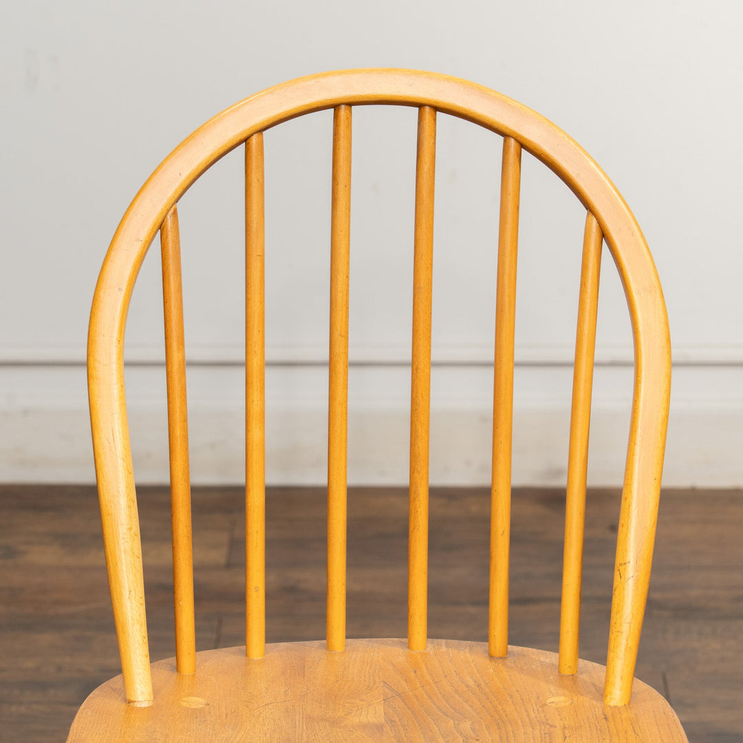 英国【ERCOL アーコール】エルム 6本スポーク フープバックチェア No.370 ウインザー /25G-5