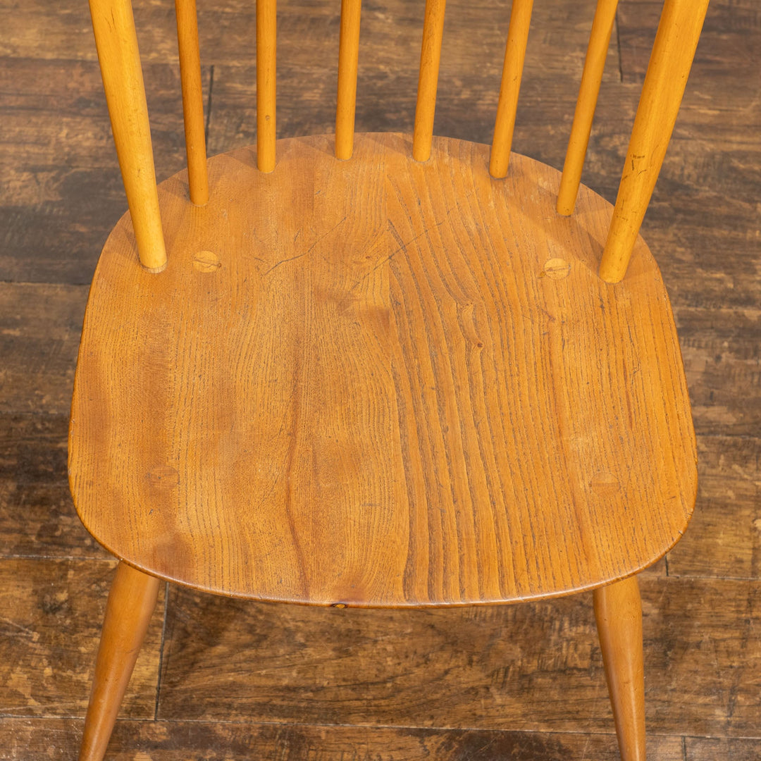 英国【ERCOL アーコール】エルム 6本スポーク フープバックチェア No.370 ウインザー /25G-5