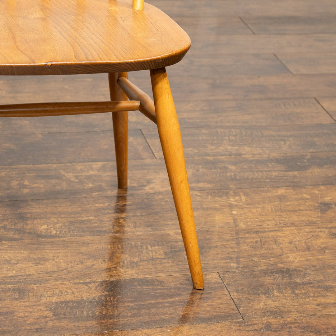 英国【ERCOL アーコール】エルム 6本スポーク フープバックチェア No.370 ウインザー /25G-5