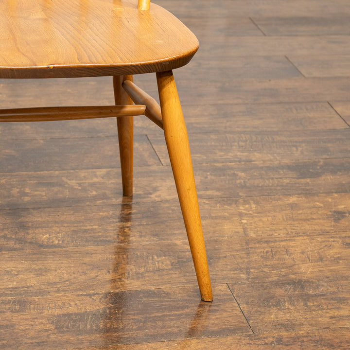 英国【ERCOL アーコール】エルム 6本スポーク フープバックチェア No.370 ウインザー /25G-5