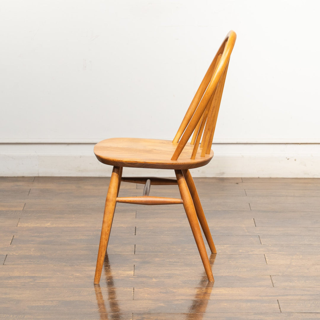 英国【ERCOL アーコール】エルム 6本スポーク フープバックチェア No.370 ウインザー /25G-7