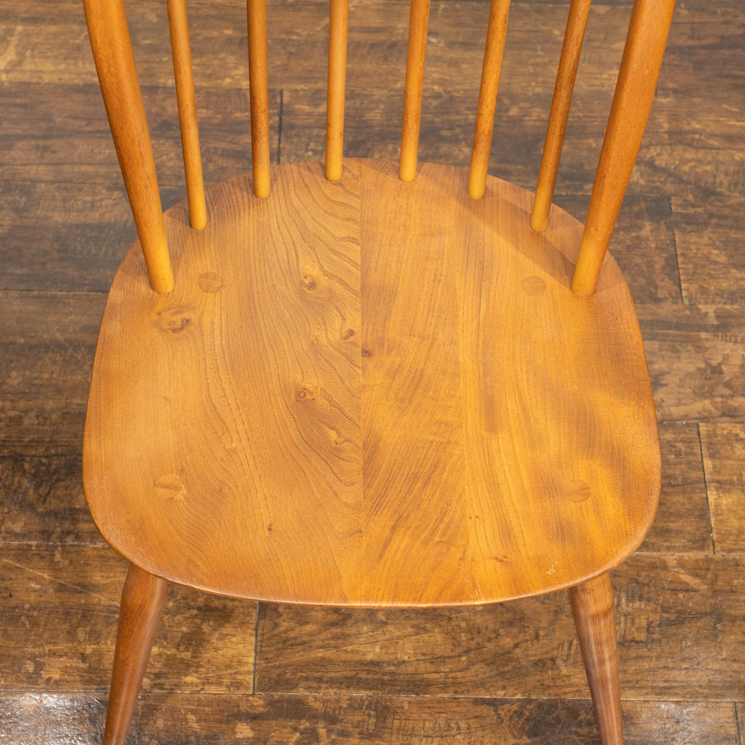 英国【ERCOL アーコール】エルム 6本スポーク フープバックチェア No.370 ウインザー /25G-7