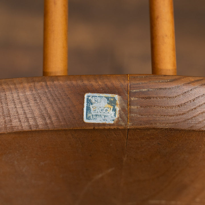 英国【ERCOL アーコール】エルム 6本スポーク フープバックチェア No.370 ウインザー /25G-7