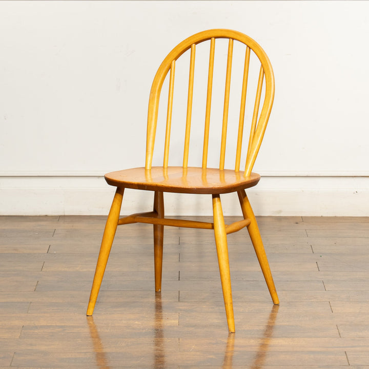 英国【ERCOL アーコール】エルム 6本スポーク フープバックチェア No.370 Windsor ウインザー /25G-8