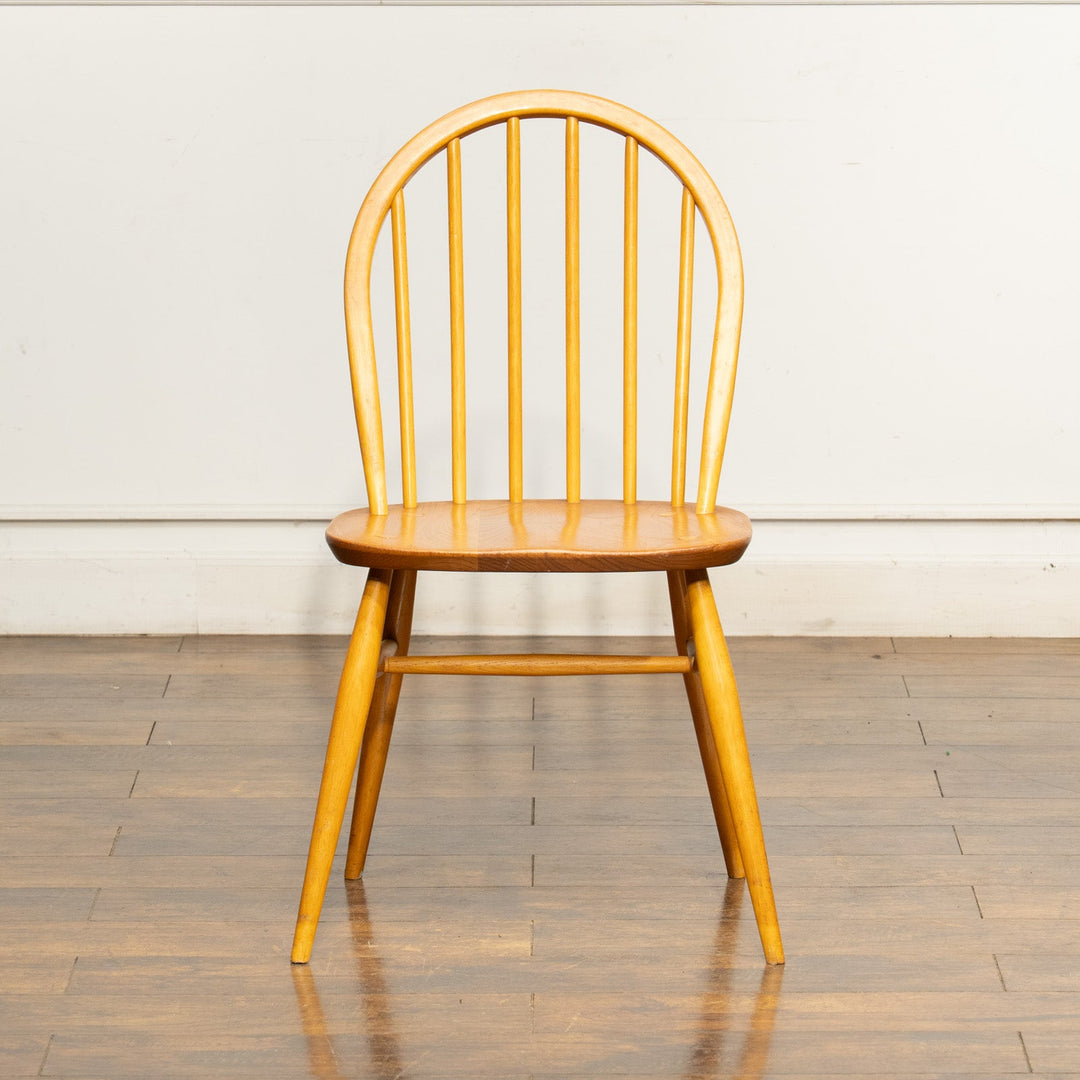 英国【ERCOL アーコール】エルム 6本スポーク フープバックチェア No.370 Windsor ウインザー /25G-8
