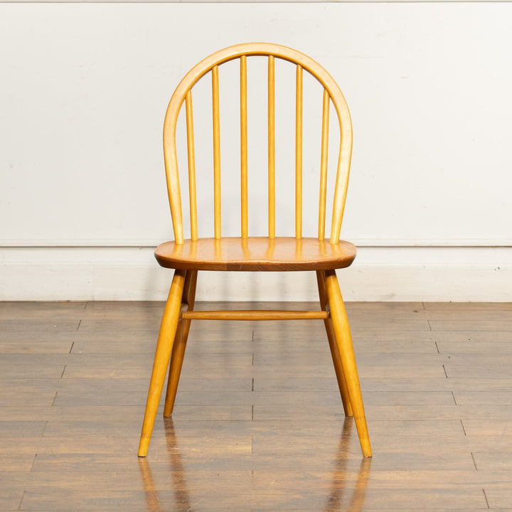 英国【ERCOL アーコール】エルム 6本スポーク フープバックチェア No.370 Windsor ウインザー /25G-8