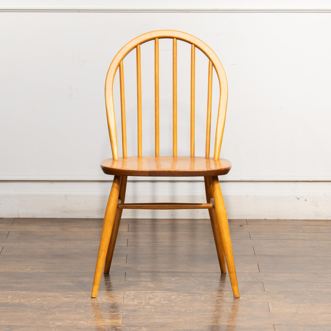 英国【ERCOL アーコール】エルム 6本スポーク フープバックチェア No.370 ウインザー /25G-8