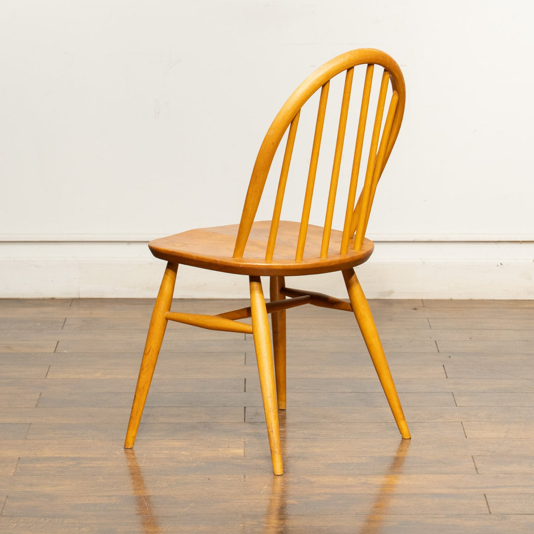 英国【ERCOL アーコール】エルム 6本スポーク フープバックチェア No.370 Windsor ウインザー /25G-8