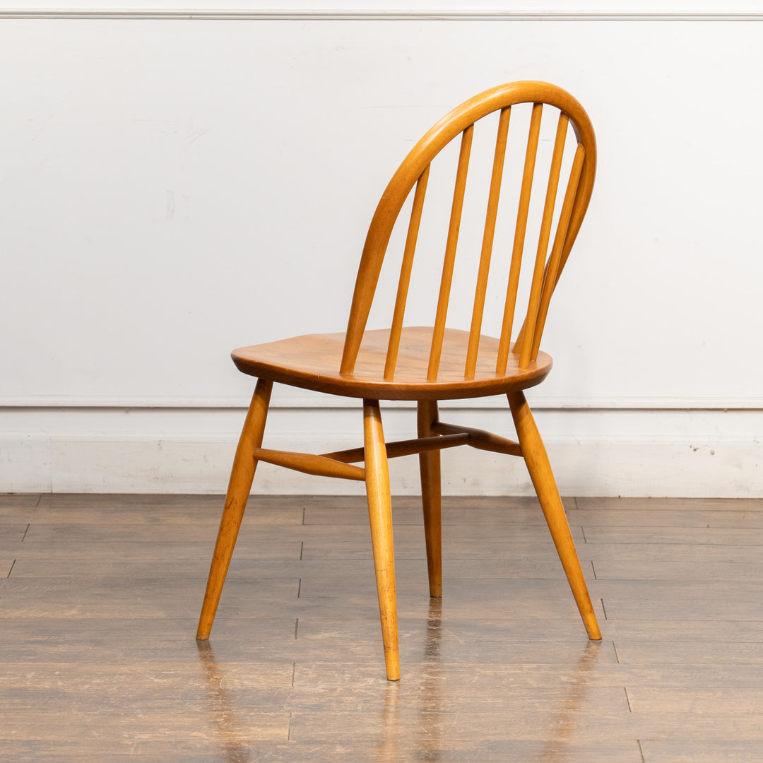 英国【ERCOL アーコール】エルム 6本スポーク フープバックチェア No.370 ウインザー /25G-8