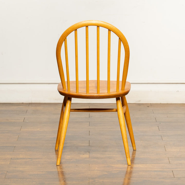 英国【ERCOL アーコール】エルム 6本スポーク フープバックチェア No.370 Windsor ウインザー /25G-8