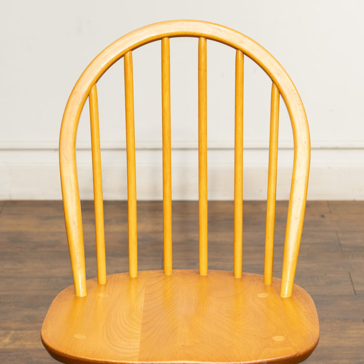 英国【ERCOL アーコール】エルム 6本スポーク フープバックチェア No.370 Windsor ウインザー /25G-8