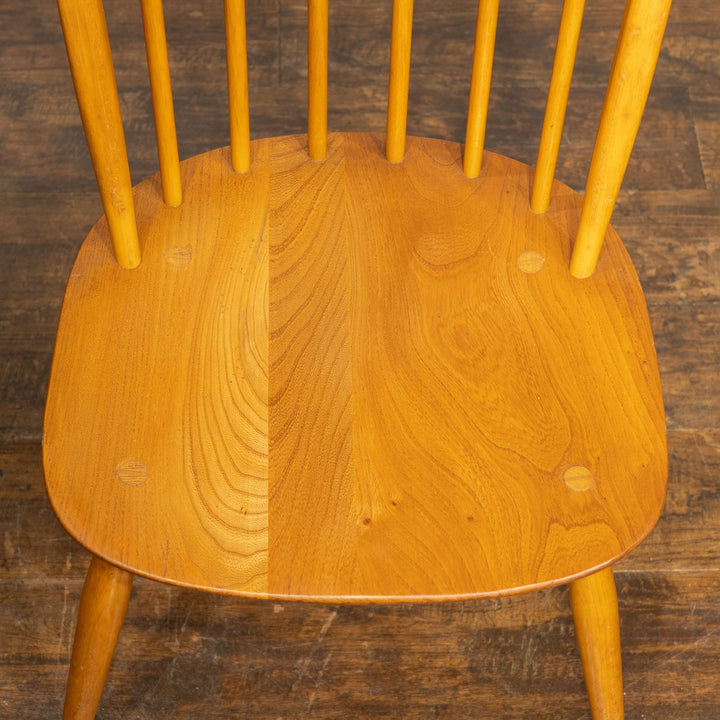 英国【ERCOL アーコール】エルム 6本スポーク フープバックチェア No.370 Windsor ウインザー /25G-8