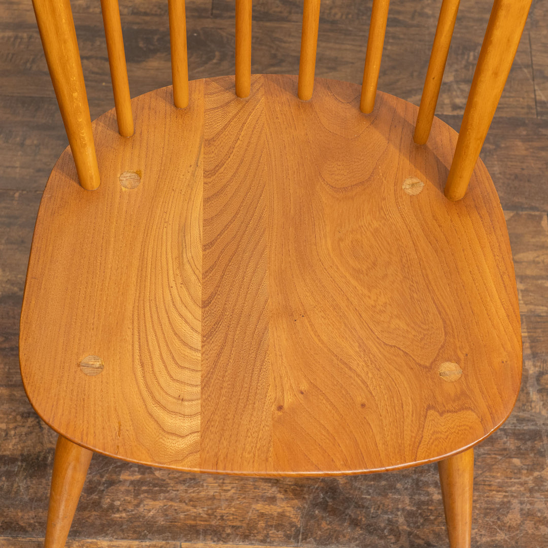 英国【ERCOL アーコール】エルム 6本スポーク フープバックチェア No.370 ウインザー /25G-8