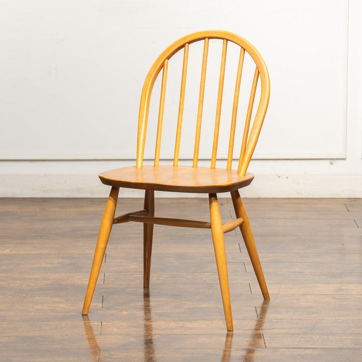 英国【ERCOL アーコール】エルム 6本スポーク フープバックチェア No.370 ウインザー /25G-9