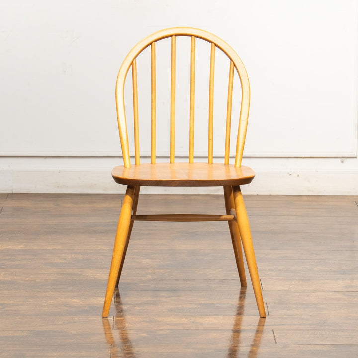 英国【ERCOL アーコール】エルム 6本スポーク フープバックチェア No.370 ウインザー /25G-9