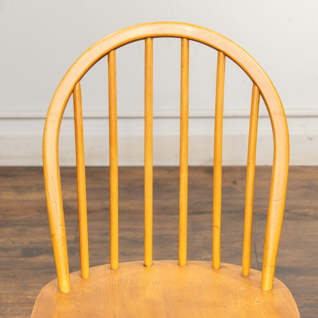 英国【ERCOL アーコール】エルム 6本スポーク フープバックチェア No.370 ウインザー /25G-9