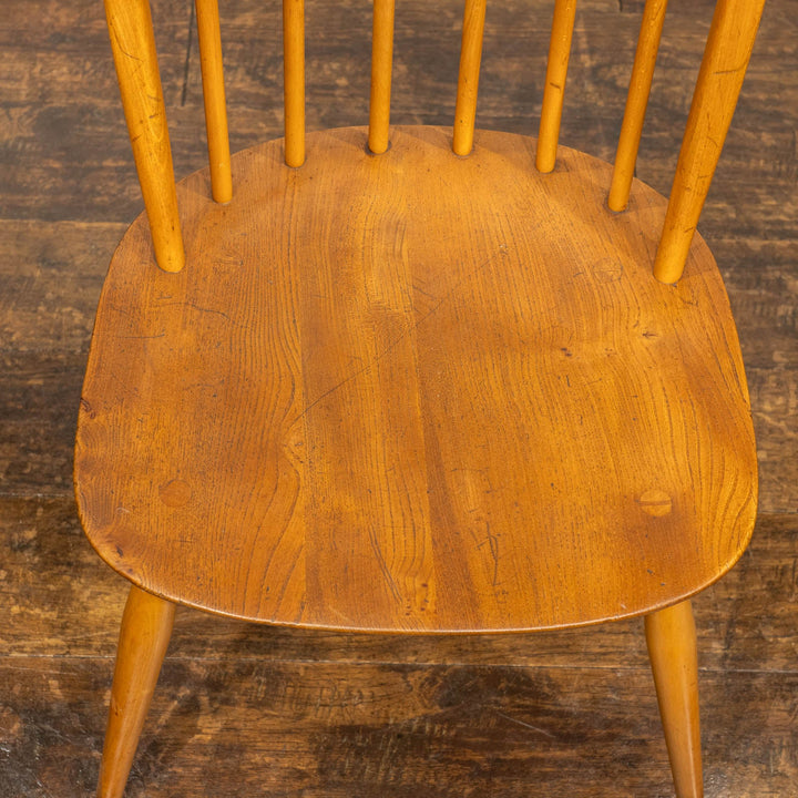 英国【ERCOL アーコール】エルム 6本スポーク フープバックチェア No.370 ウインザー /25G-9