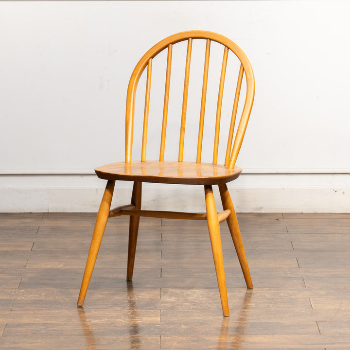 英国【ERCOL アーコール】エルム 6本スポーク フープバックチェア No.370 ウインザー /25G-10