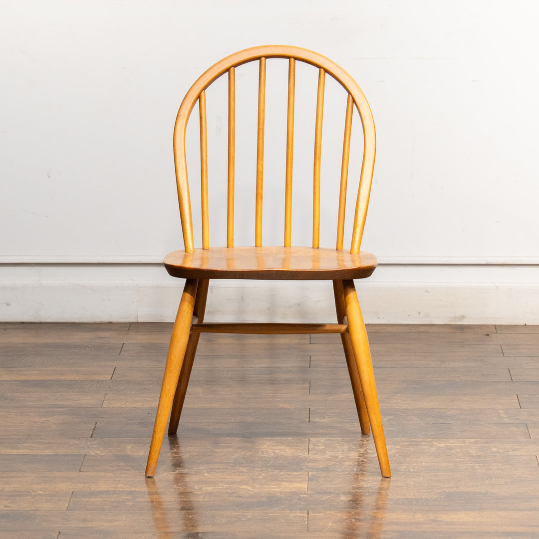 英国【ERCOL アーコール】エルム 6本スポーク フープバックチェア No.370 ウインザー /25G-10