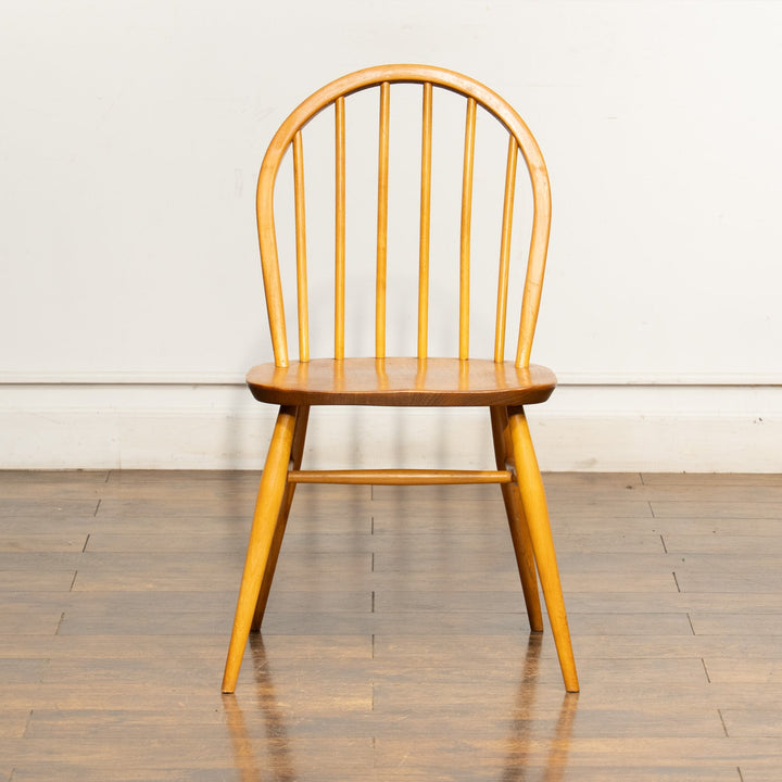 英国【ERCOL アーコール】エルム 6本スポーク フープバックチェア No.370 Windsor ウインザー /25G-10