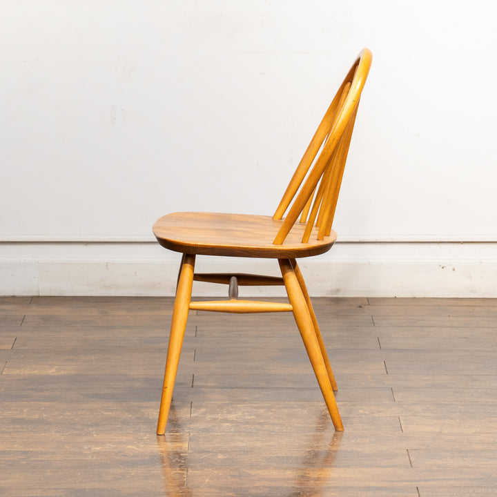 英国【ERCOL アーコール】エルム 6本スポーク フープバックチェア No.370 ウインザー /25G-10