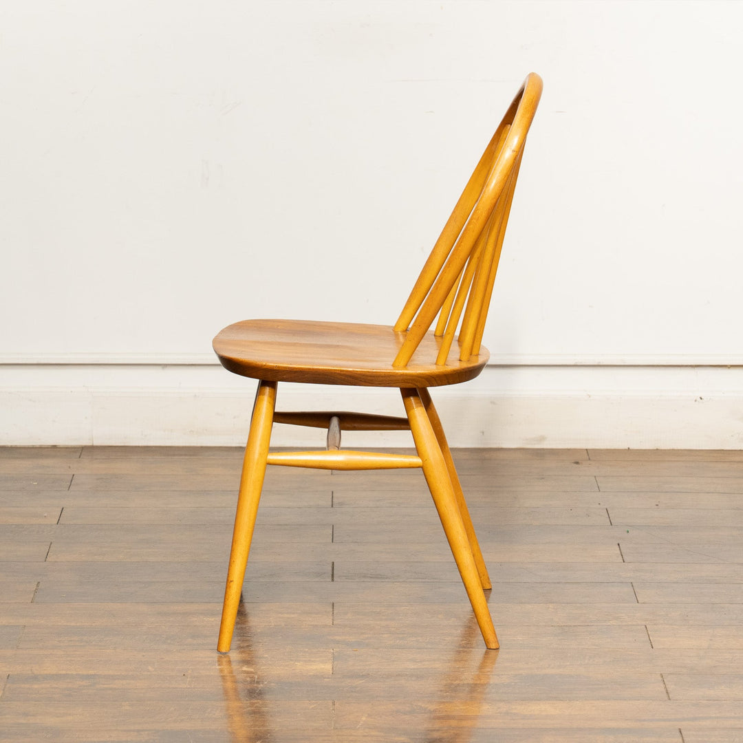 英国【ERCOL アーコール】エルム 6本スポーク フープバックチェア No.370 Windsor ウインザー /25G-10