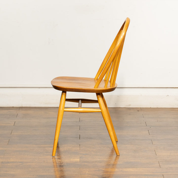 英国【ERCOL アーコール】エルム 6本スポーク フープバックチェア No.370 Windsor ウインザー /25G-10