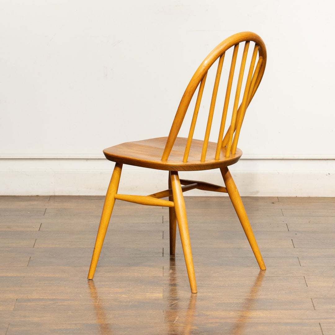 英国【ERCOL アーコール】エルム 6本スポーク フープバックチェア No.370 Windsor ウインザー /25G-10