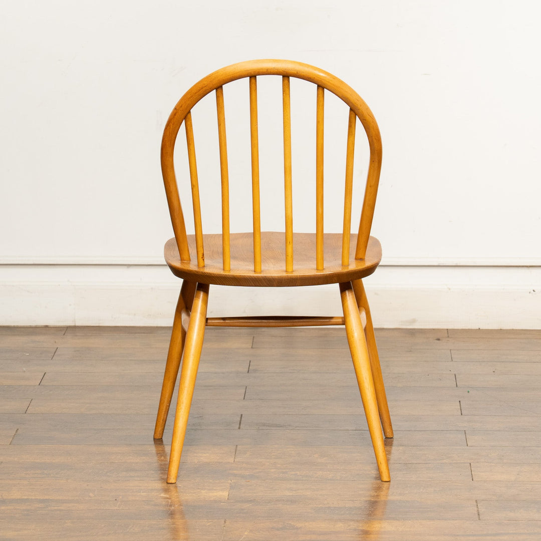 英国【ERCOL アーコール】エルム 6本スポーク フープバックチェア No.370 Windsor ウインザー /25G-10