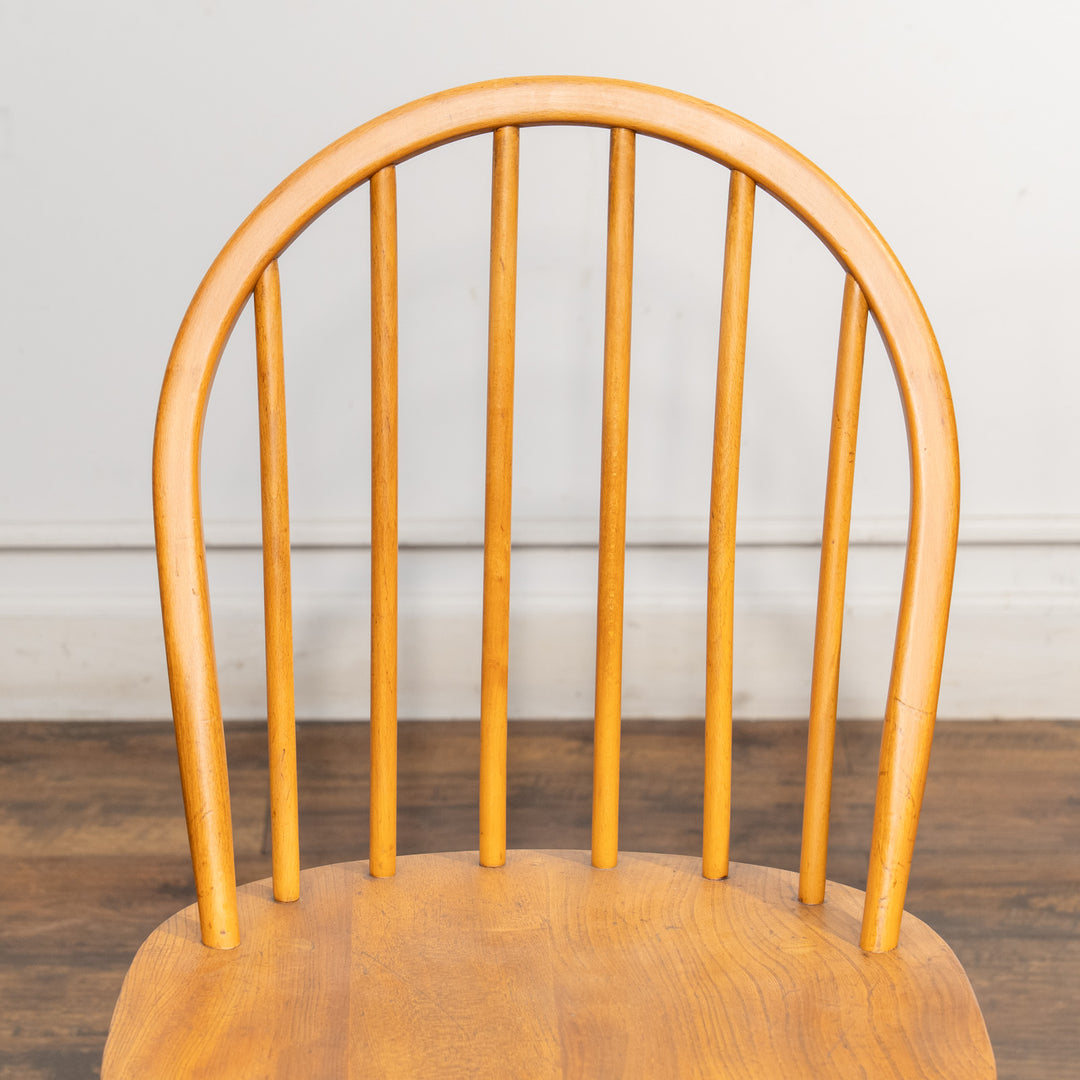 英国【ERCOL アーコール】エルム 6本スポーク フープバックチェア No.370 ウインザー /25G-10