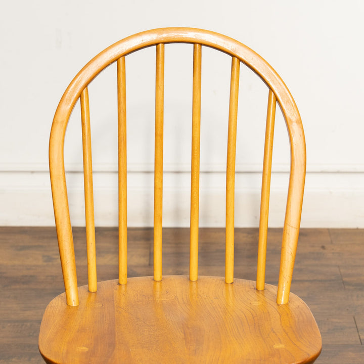 英国【ERCOL アーコール】エルム 6本スポーク フープバックチェア No.370 Windsor ウインザー /25G-10