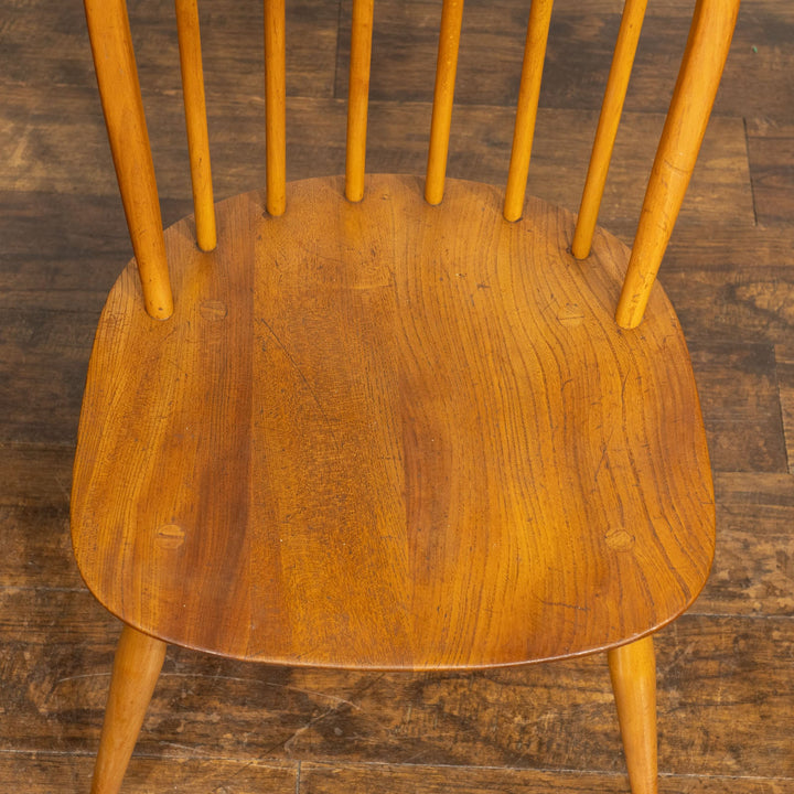 英国【ERCOL アーコール】エルム 6本スポーク フープバックチェア No.370 Windsor ウインザー /25G-10